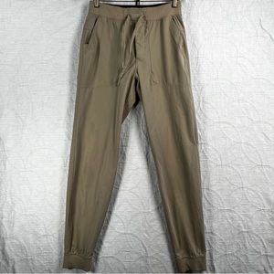 Lululemon ABC Jogger Warpstreme Men’s M beige tan pull on casual athletic pants